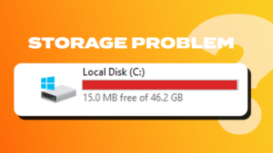 Fix Low Storage Problem on Windows