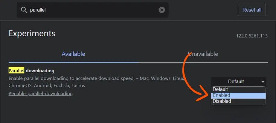 Parallel-downloading-and-then-select-Enabled