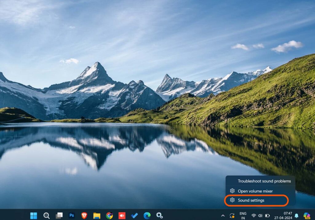 fix Sound Problem on Windows 11