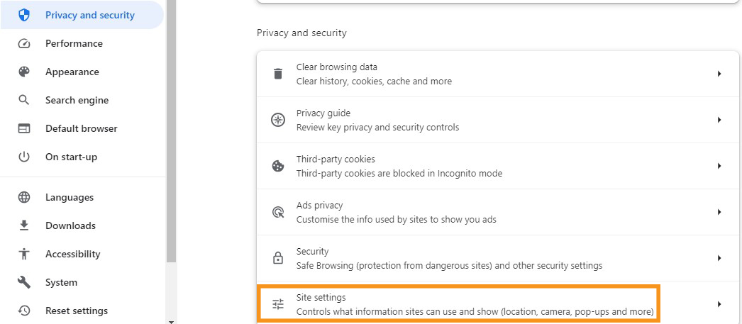 Disable chrome notifications in windows