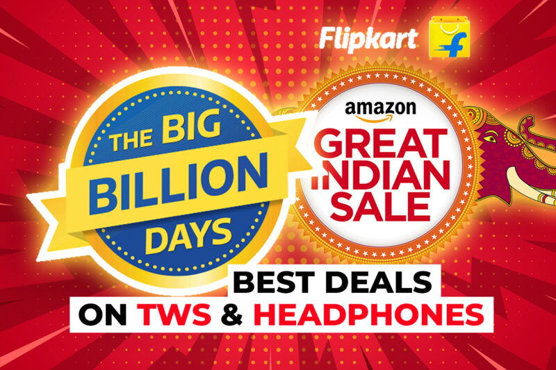 80% Off on TWS and Headphones : Flipkart Big Billion Days and Amazon Great Indian Festival Sale – 2024