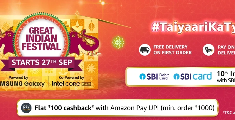 The Best Day to BUY Everything On Amazon Great INDIAN Festival 2024: 27 September