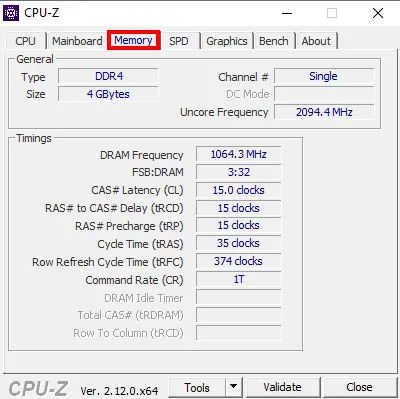 With CPU-Z, check available RAM Slots