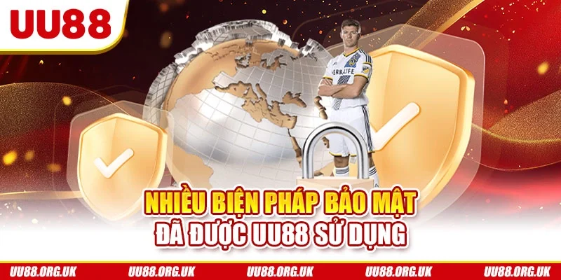 Nhiều biện pháp bảo mật đã được UU88 sử dụng